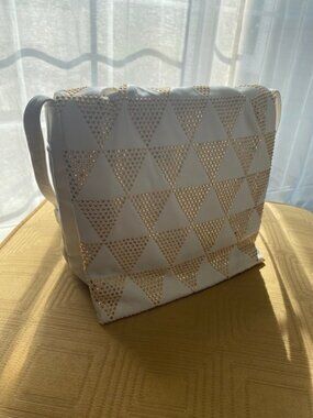 Vintage 1980’s Made in USA Sharif Soft Leather Shoulder Bag Bright